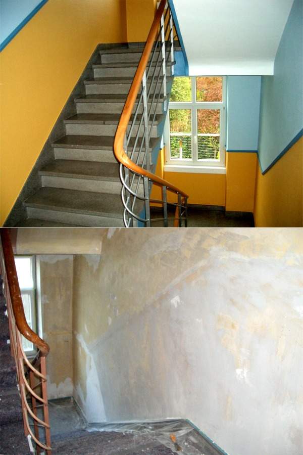 Treppenhausrenovierung in Karlsruhe